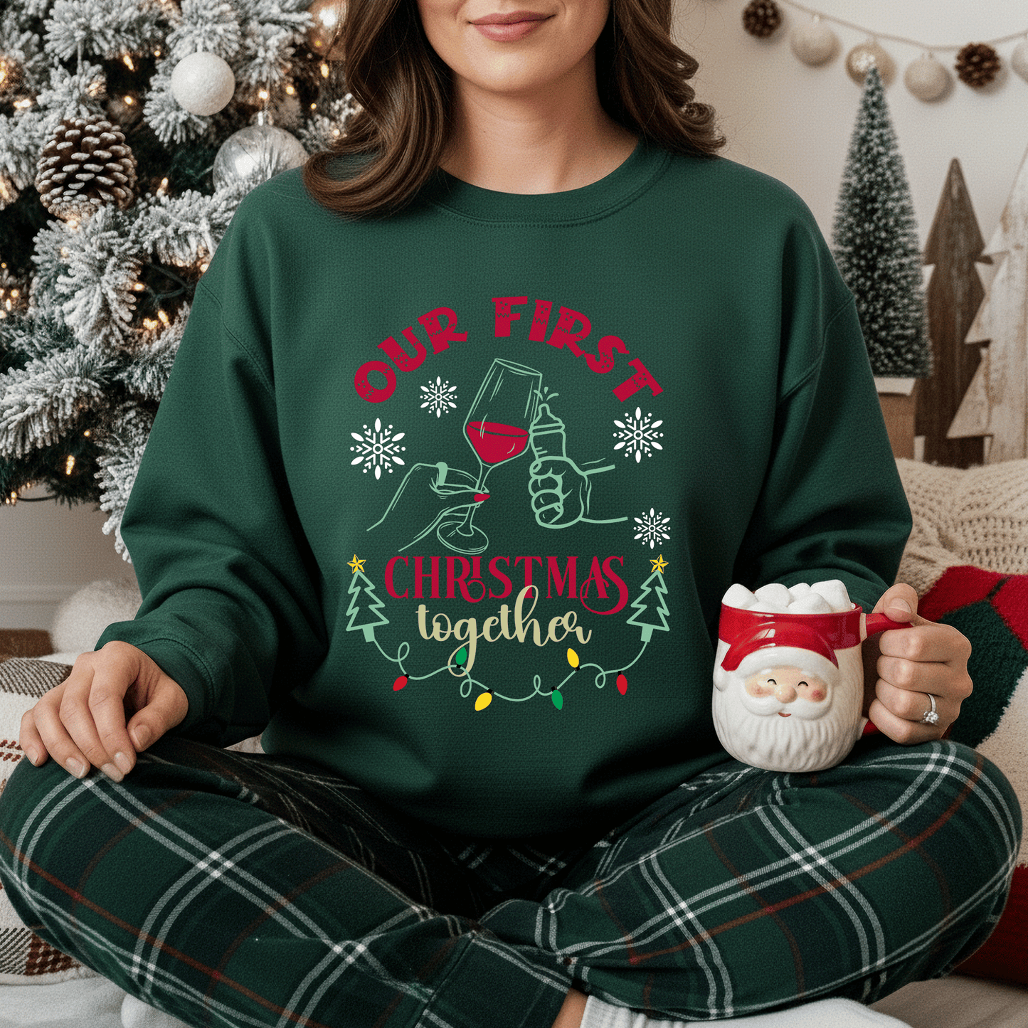 Our First Christmas Sweatshirt