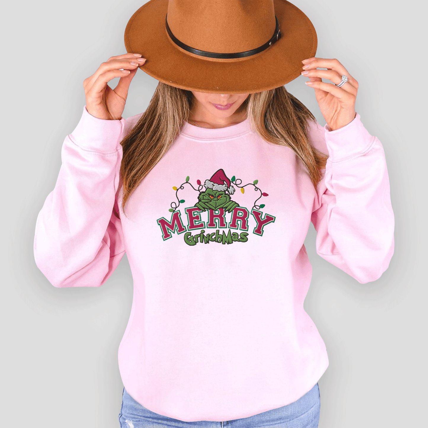 EMBROIDERED) Grinchmas Sweatshirt