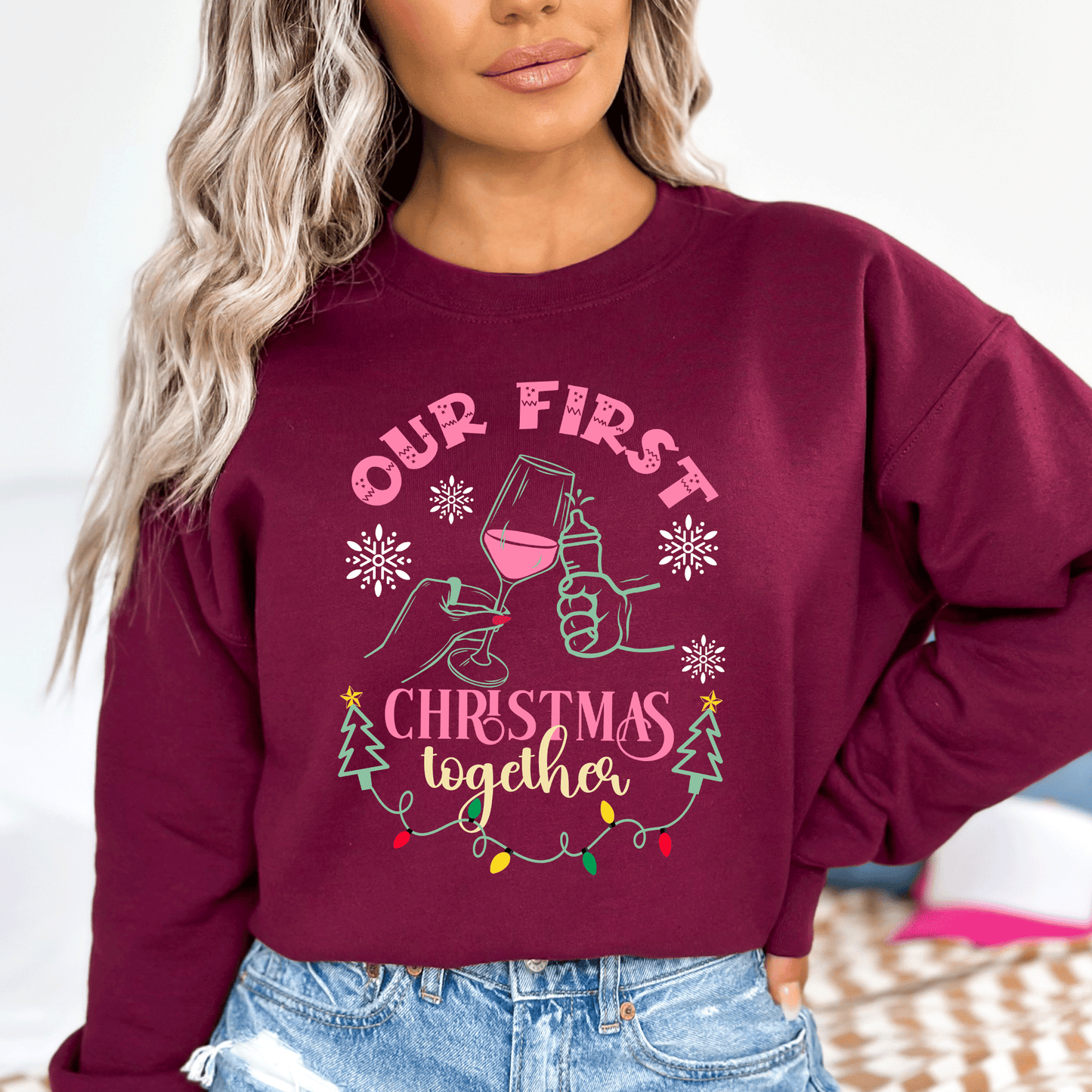 Our First Christmas Sweatshirt